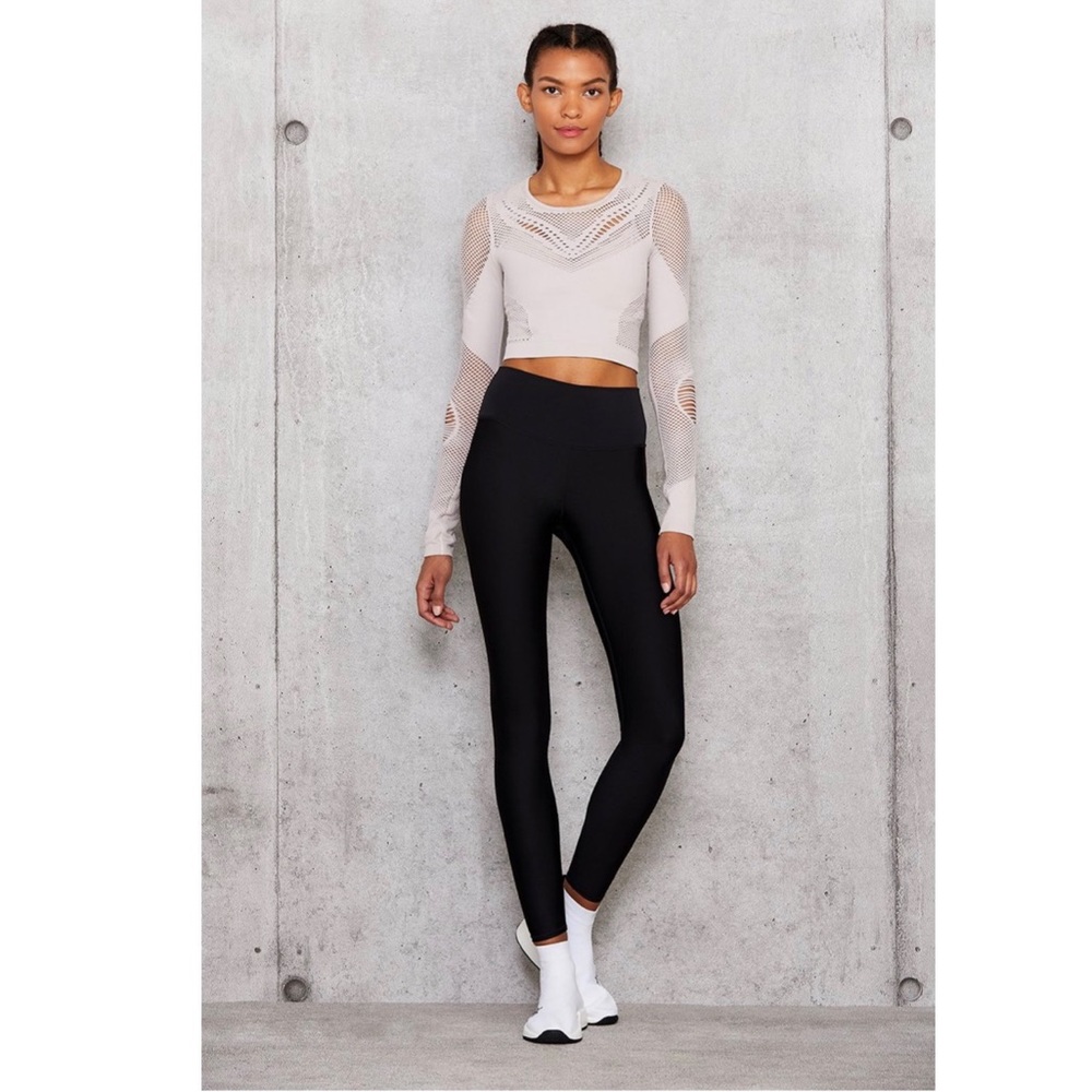 NEW ALO Yoga 7/8 High-Waist Black Airlift Legging - Picture 4 of 7